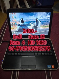 โน๊ตบุ๊ค Dell  Core i5   Ram 4 Gb  HDD  1000 Gb มือ2  ใช้งานได้ ขายตามสภาพ แบตเตอรี่ไม่เก็บไฟ