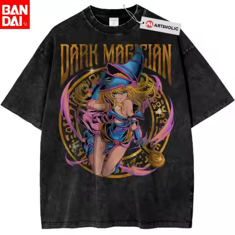 Vintage Washed Yu-Gi-Oh! T-Shirt Featuring Osiris The Sky Dragon, Oversized Fit Anime Graphic Tee fo