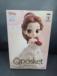 Banpresto Qposket 美女與野獸 婚紗貝兒 粉色