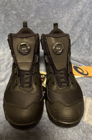 ASICS JSAA A working shoes safety boot ASICS WINJOB CP6-4 G-TX BOA Black/Gunmetal