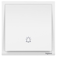 Legrand switch socket Langchun S Yulan white 6A doorbell switch 86 reset switch socketcaibi20