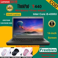 [Freebie&amp;COD] Lenovo ThinkPad T440 Used Laptop For learn/office/Game 14-in 2nd Hand Cheap Laptop