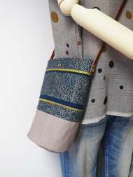 織布水桶袋(花紋綠)