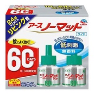 Earth No-Mat 寬版客廳替換瓶，可使用 60 天，無香型，45 毫升（x2 瓶）