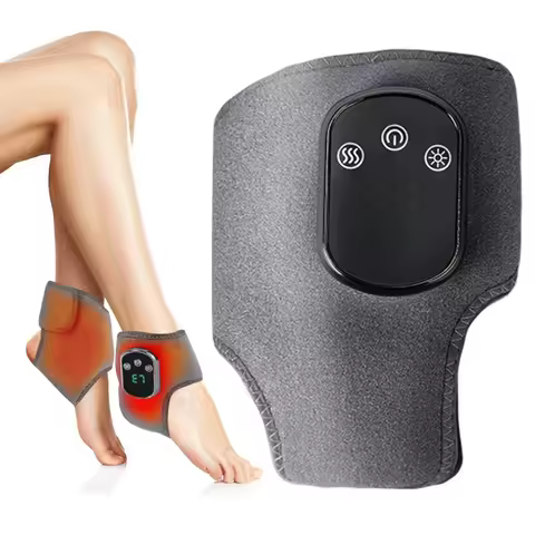 Foot Massager with 3 Vibration Mode 5 Heat Level for Achilles Tendinitis and Plantar Fasciitis