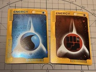 PTCG E HOLO 寶可夢 金色能量卡 水系 火系