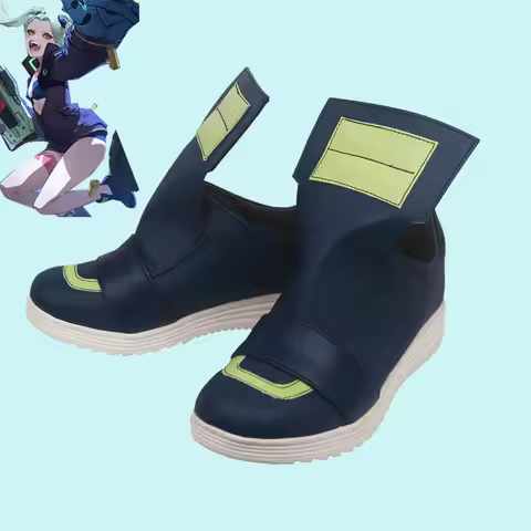 Cyberpunk: Edgerunners Rebecca Cosplay Shoes Boots Halloween Costume Accessories Cosplay Boots