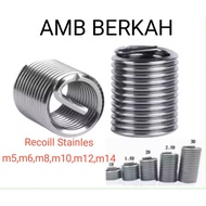 RECOIL HELICOIL VERBOS M5,M6,M8,M10,M12,M14