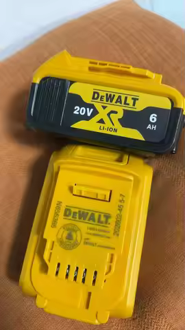 100% Genuine Dewalt 20V Battery, 5AH 6AH Rechargeable Lithium Ion Battery, Dewalt DCB200 DCB206 Powe