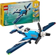 LEGO Creator 3in1 Aircraft: Race Plane Toy 31160, Transforms into a Jet or a Helicopter Model, Vehic