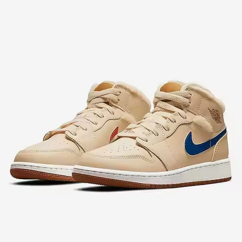 Nike Authentic Jordan 1 MID UTL Women's GS Basketball Shoes DO2207-264