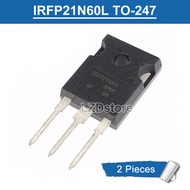 2pcs IRFP21N60L TO-247 21A/600V N-Channel MOSFET Transistor New Original