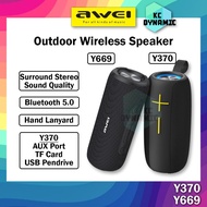 Awei Y669 Outdoor Wireless Speaker TWS Outdoor Portable Speaker Awei Y370 Awei Bluetooth Speaker