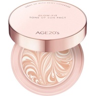 (T) AGE20S Glow Fit Tone Up Sun Pact 12.5g SPF50+ PA++++ Foundation Age20's Age 20s