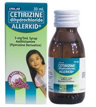 ALLERKID Cetirizine 5 mg/5 mL Syrup 30 mL Bottle