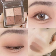 Juduo juduo Four-Color Eyeshadow Palette Low Saturated Earth Color Novice 40 Oatmeal Palette 2025 Ne