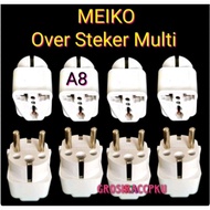 Travel Plug MEIKO A8 3-Prong Over Plug/