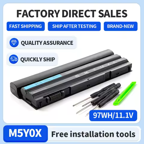 Somi M5y0x Laptop Battery, 11.1V, 97WH, for Dell Latitude E6420, E6520, E5420, E5520, E6430, E5530,