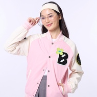 BODY GLOVE BASIC Varsity Jacket Fall 2025 แจ็กเก็ต สีชมพู