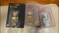Medicom toy 100% 招財貓 金運 參 bearbrick be@rbrick  ry@n gold edition 大願成就 金達磨