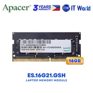 Apacer ES.16G21.GSH 16GB DDR4 3200MHz SODIMM CL22 260-Pin RAM itw