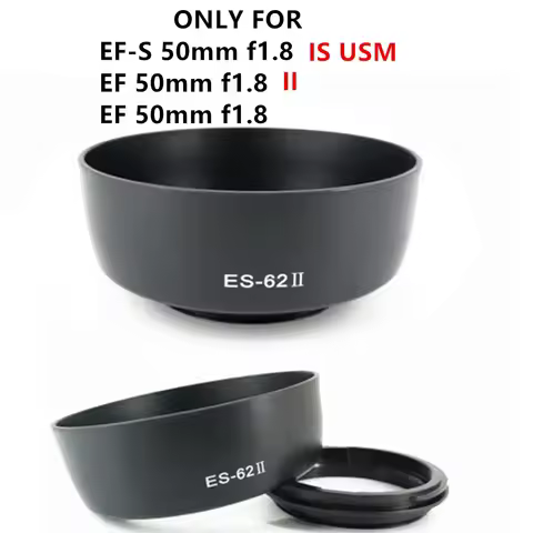 Lens Hood Replace ES-62 ES62 II for Canon EF 50m f/1.8 II / 50m f/1.8 / EF-S 50mm f1.8 IS USM PA318