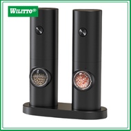 Automatic Grinding Pepper Grinder Quick Spice Grinder Electric Salt and Pepper Grinder with Led Ligh