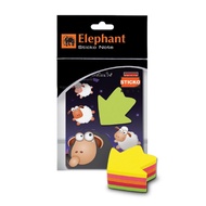 [Clearance] Elephant กระดาษโน๊ต กระดาษโน๊ตกาวในตัว ไดคัท รูปลูกศร 40 แผ่น จำนวน 1 ชิ้น