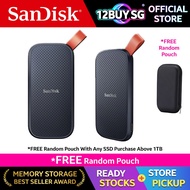 SanDisk E30 Portable SSD Read Speed 800mb/s 1TB 2TB 12BUY.SG OFFICIAL STORE