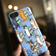 iPhone 手機殼 Nakayoshi藍灰色