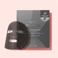 HER HYNESS INSTANT GLOW BLACK MASK (ยกกล่อง7 SHEETS) เฮอ ไฮเนส แบล็คมาส์ก 7 แผ่น her hyness mask