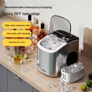 Hicon Small Commercial Ice Maker Circular Full-automatic Mini Household Dormitory Automatic