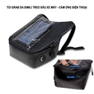 Túi Treo Đầu Ghi Đông Xe Máy Xe Đạp Chiều Dọc Xem Google Map Chứa Đồ Chạy Grab đa năng