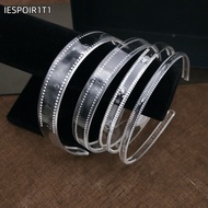 IESPOIR1T1 3pcs Transparent Hairbands Hair Hoop, DIY 8/18/25mm  Plastic Headbands, Durable Hair Clip