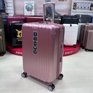 Cougar 美洲豹 髮絲紋鐵灰色 行李箱ABS+PC、鋁合金拉桿、TSA海關鎖、專利萬向減震輪 25吋（玫瑰金）