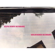 Water glass♛✔♂A-A watermark-Waxco ✨ Car Glass Watermark Remover Cuci CERMIN KERETA Water Mark Remover Windscreen Shield
