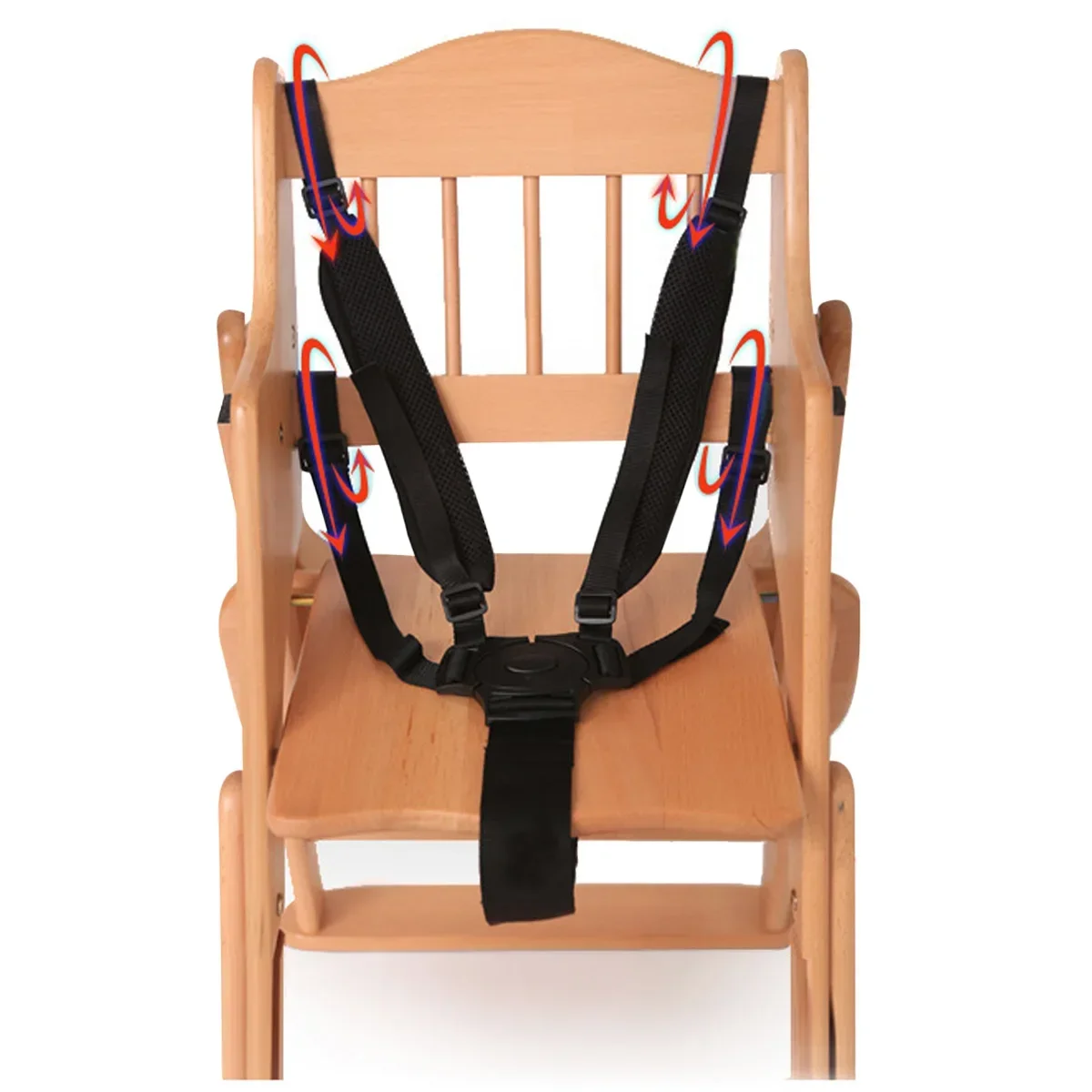 Baby Universal 5 Point Harness High Chair Safe Belt Seat Belts Stroller Pram Kid Pushchair Dining Ch