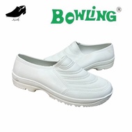 Bowling white rubber shoe kasut getah Putih TF-779 779