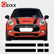 Car Hood Sticker Bonnet Stripes Engine Cover Band Rear Vinyl Decal For MINI Cooper F56 R56 F55 F57 R