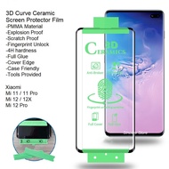 3D Ceramic Screen Protector Film For Xiaomi Mi 11 Pro PMMA Not Tempered Glass