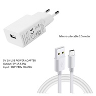 USB Power Adapter 5V 1A + Micro-usb Cable 1.5 meter for SriHome CCTV