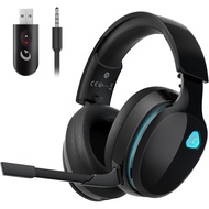 2.4GHz Wireless Gaming Headphones for PS5, PS4 Fortnite & Call of Duty/FPS Gamers, PC, Nintendo Swit