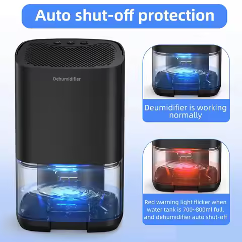 Air Dehumidifier Portable Bedroom Mute Moisture Absorbers Machine Air Dryer For Office Kitchen Deodo