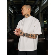 Popgun Studio Plain White Boxy Fit Cotton Cloud Coolbreeze T-Shirt (290 GSM)