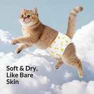 Cat pee pad pet diaper absorbent pants male cat female cat kitten diaper cat training pants