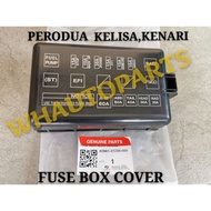 FUSE BOX COVER (ORIGINAL) KELISA,KENARI PERODUA BLOCK RELAY COVER (82661-87Z08)