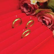 แหวนเกลี้ยง แหวนทอง แหวนปลอกมีด ครึ่งสลึง, 1 สลึง , 2 สลึง แหวนทองเหลืองแท้ ใส่แทนแหวนทองแท้ได้ ชุบเศษทอง ทองไมครอน