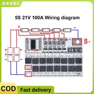 [XXVDS] 100A BMS 3S/4S/5S 12V-21V Li-ion Protection Balance Board PH