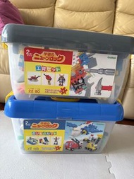 Gakken Block 日本學研 兒童積木 2盒裝 玩具/交通工具積木 膠積木