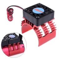 youn RC Motor Heatsink with Cooling Fans f for 1 10 1 8 RC Car Metal Upgrades Parts
